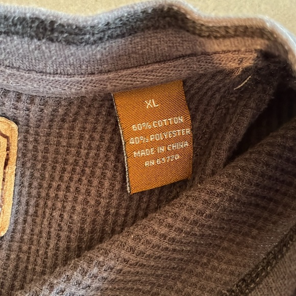 North River Outfitters Long Sleeve Henley XL - Picture 3 of 4